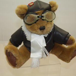 Original Brass Button Collectables Radar 8" Plush Pilot Aviator Pickford Bear